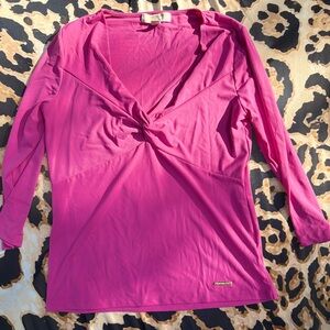 MICHAEL Michael Kors Magenta Long Sleeve Top